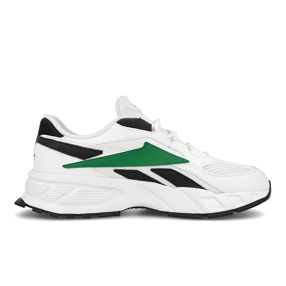 Reebok evzn Footwear White-Basil Green-Core Black Sneakers Silhouette | Overkill