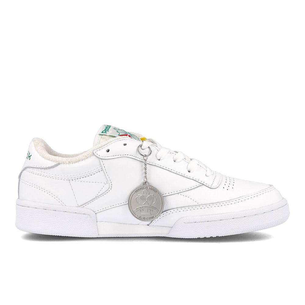 Reebok club c 85 White / White / Clen Green Low Top Sneakers Silhouette | Overkill