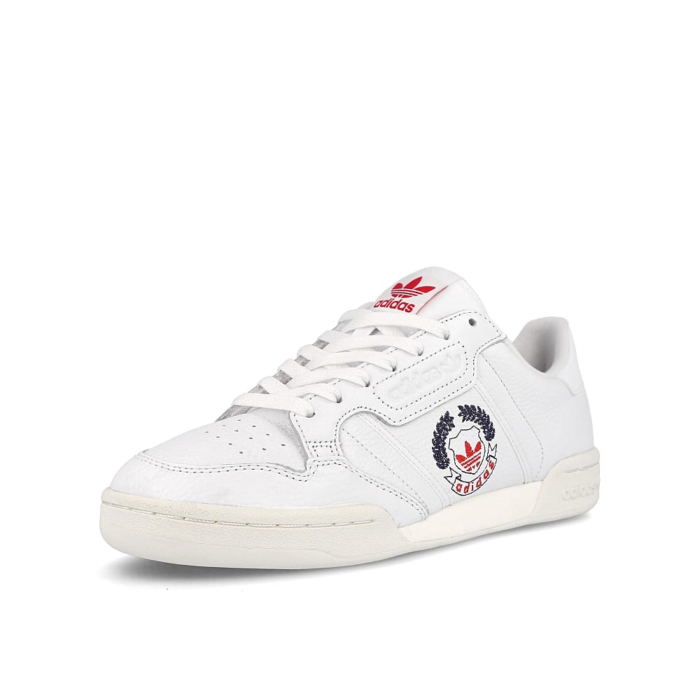 adidas continental 80 Footwear White-Footwear White-Off White Sneakers Close Up | Overkill