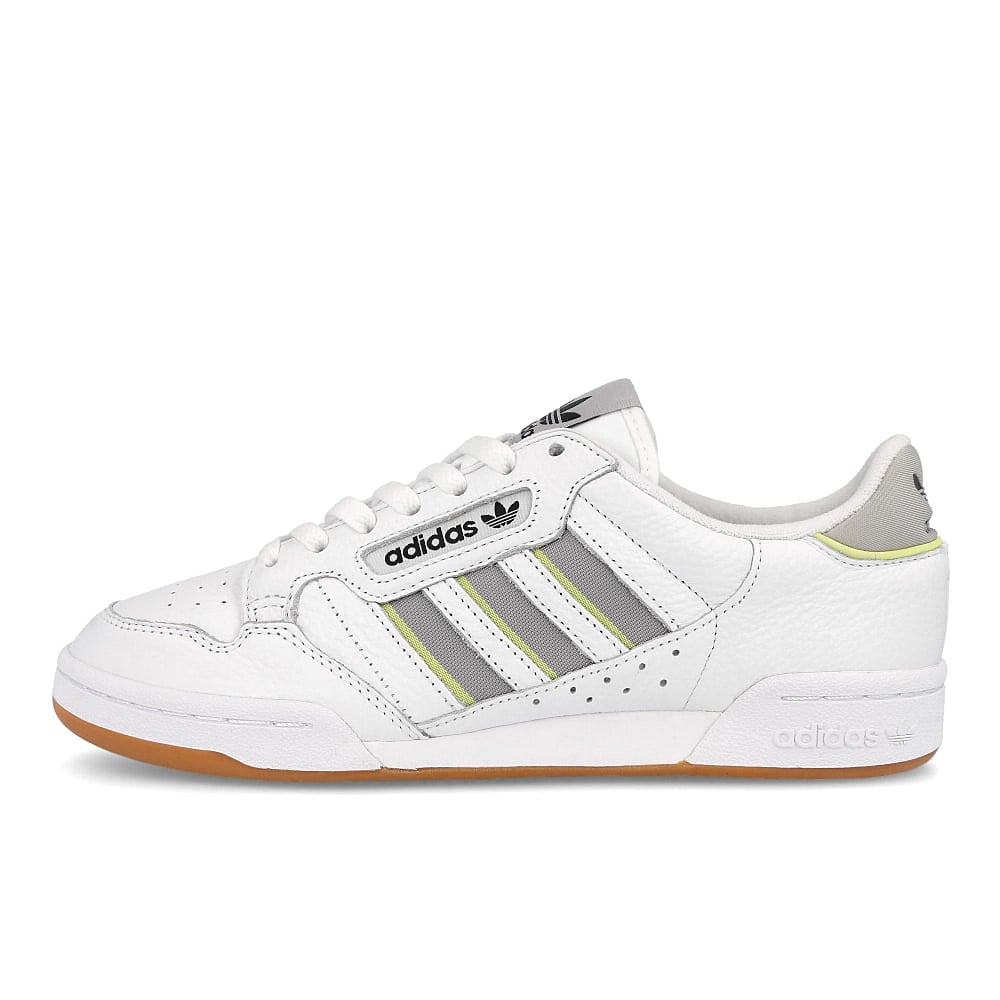 adidas continental 80 stripes Footwear White / Grey Two / Semi Frozen yellow FX5098 | Overkill