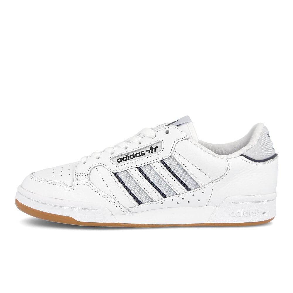 adidas continental 80 stripes Footwear White-Halo Blue-Colligiate Navy Sneakers FX5099 | Overkill