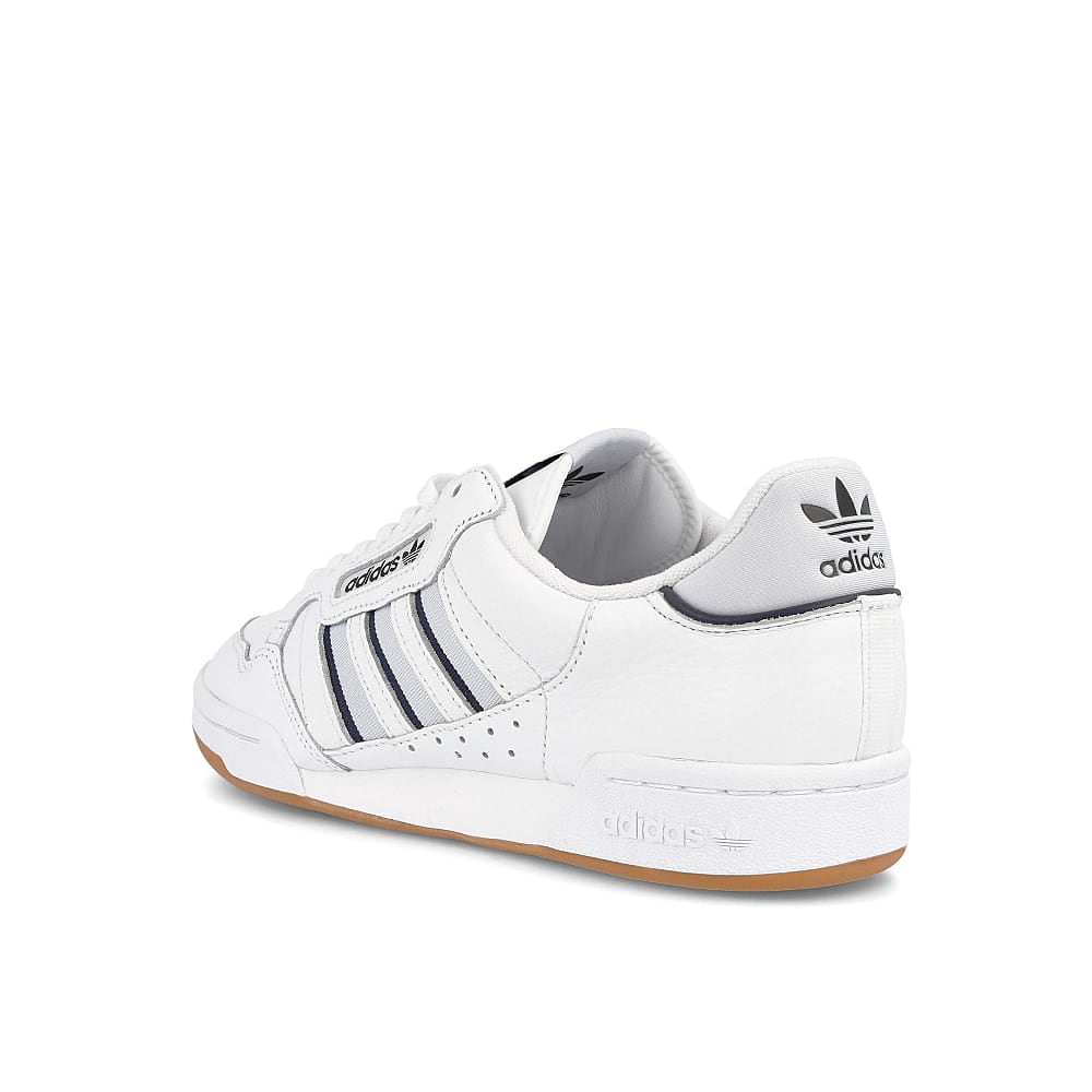 adidas continental 80 stripes Footwear White-Halo Blue-Colligiate Navy Sneakers Material | Overkill