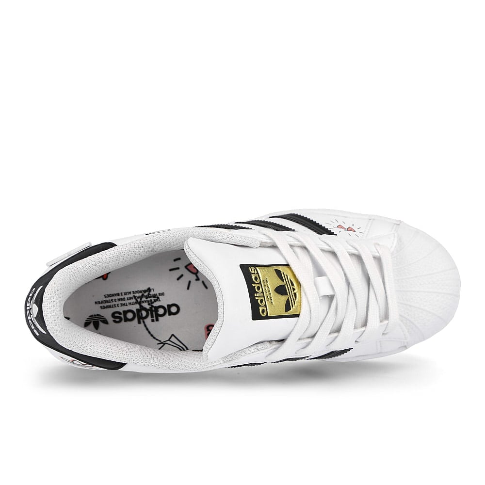 adidas superstar junior Footwear White / Core Black / Gold Metallic Detail view 1 | Overkill