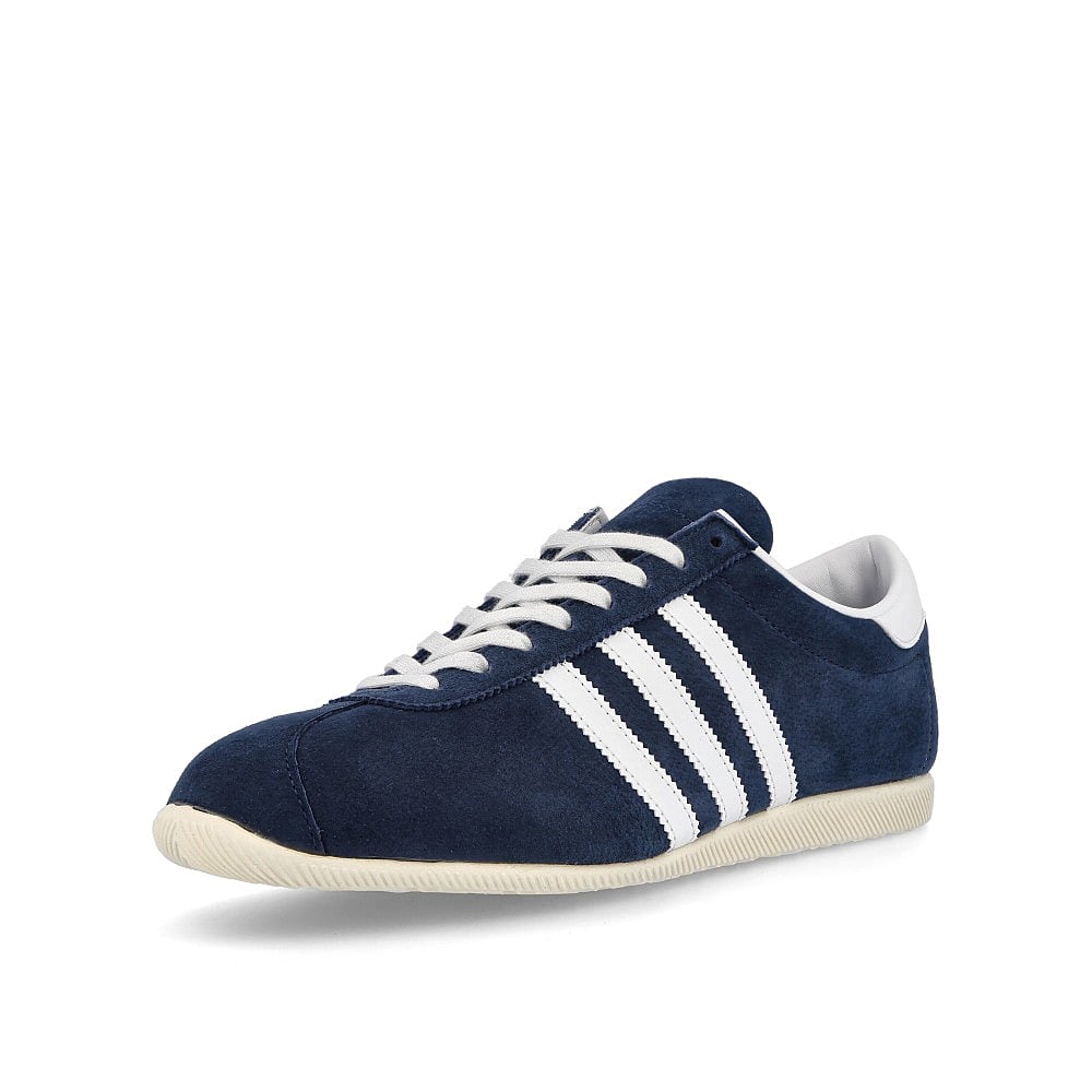 adidas overdub Collegiate Navy-Footwear White-Cream White Sneakers Close Up | Overkill