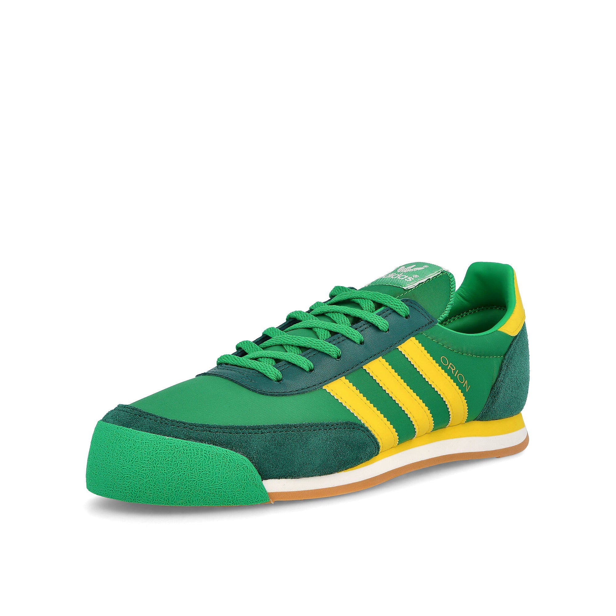 adidas orion Vivid Green-Yellow-Collegiate Green Sneakers Close Up | Overkill