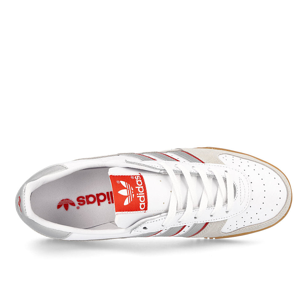 adidas indoor comp Footwear White-Silver Metallic-Off White Sneakers Detailfoto | Overkill
