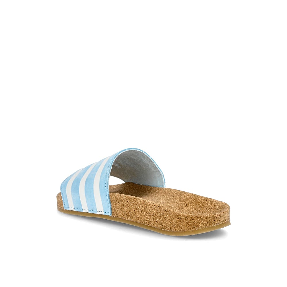 adidas wmns adilette Hazy Sky / Core White / Core White Close-up | Overkill
