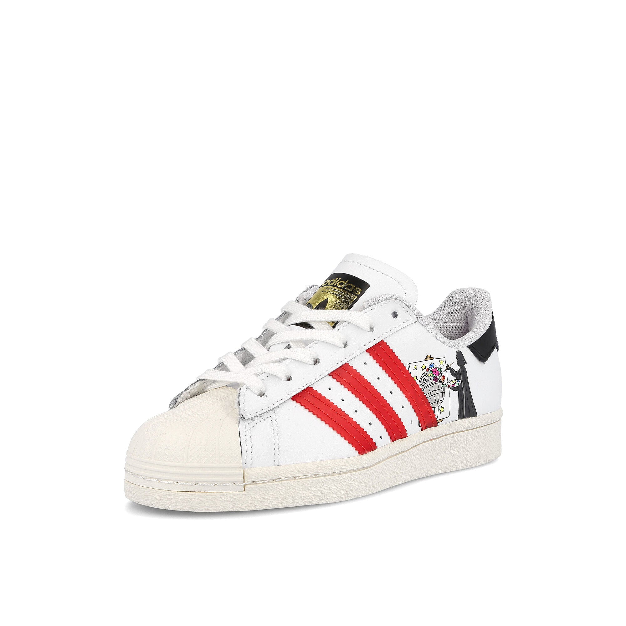 adidas Star Wars x adidas Superstar Junior Footwear White / Scarlet / Chalk White Detail view 2 | Overkill