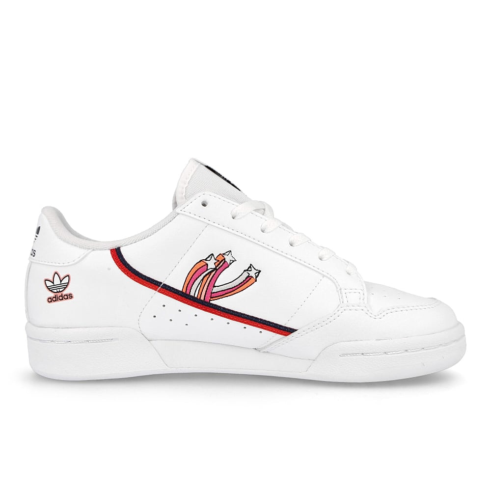 adidas continental 80 junior Footwear White / Collegiate Navy / Scarlet Material | Overkill