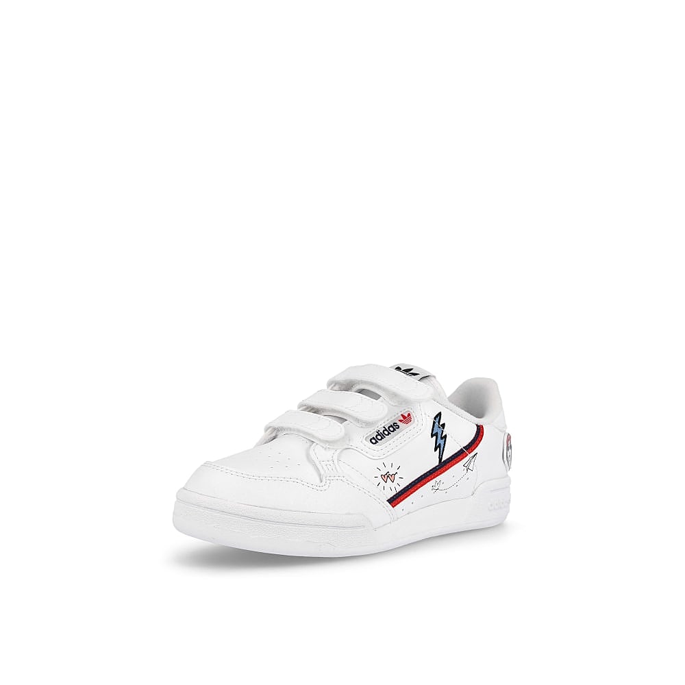 adidas continental 80 cf c Footwear White / Collegiate Navy / Scarlet Detailfoto | Overkill