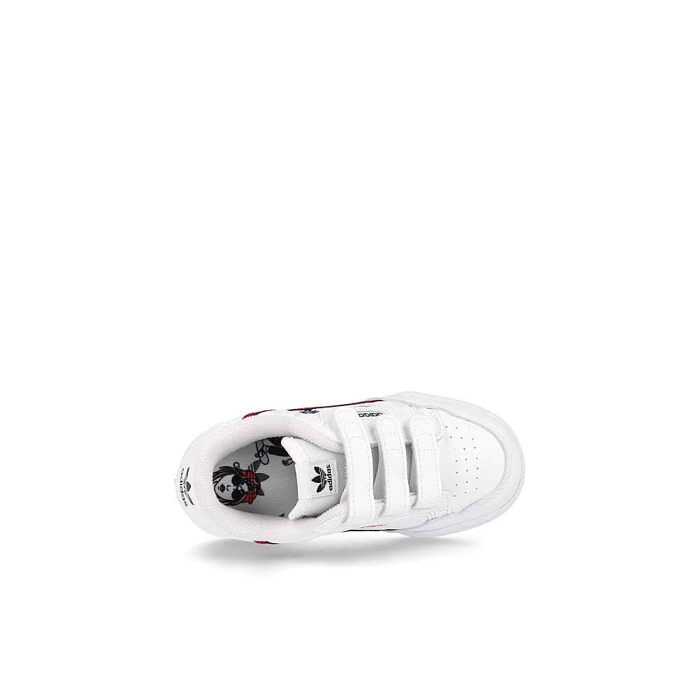adidas continental 80 cf infants Footwear White / Collegiate Navy / Scarlet Detail view 1 | Overkill