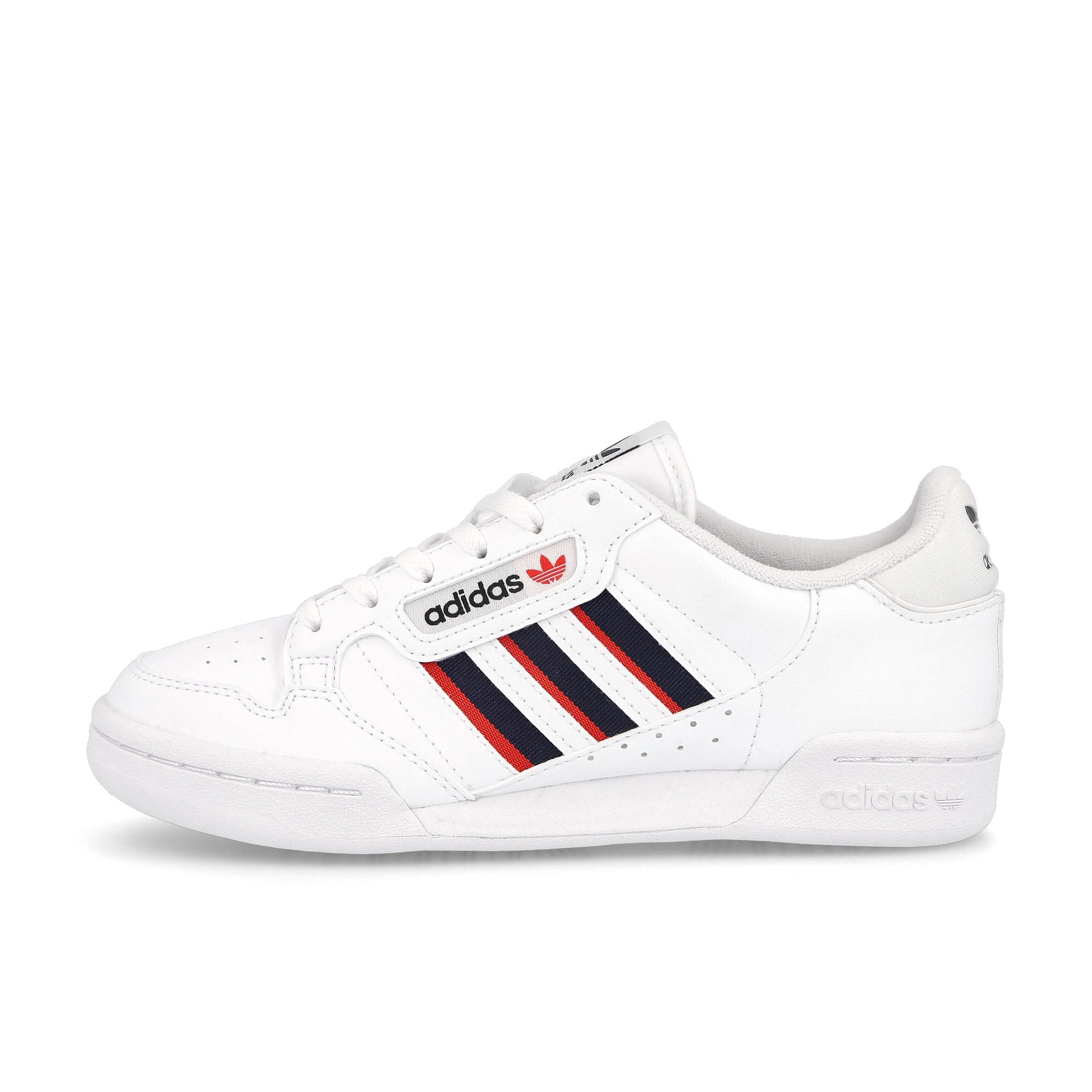 adidas continental 80 stripes junior Footwear White / Collegiate Navy / Vivid Red FX6088 | Overkill