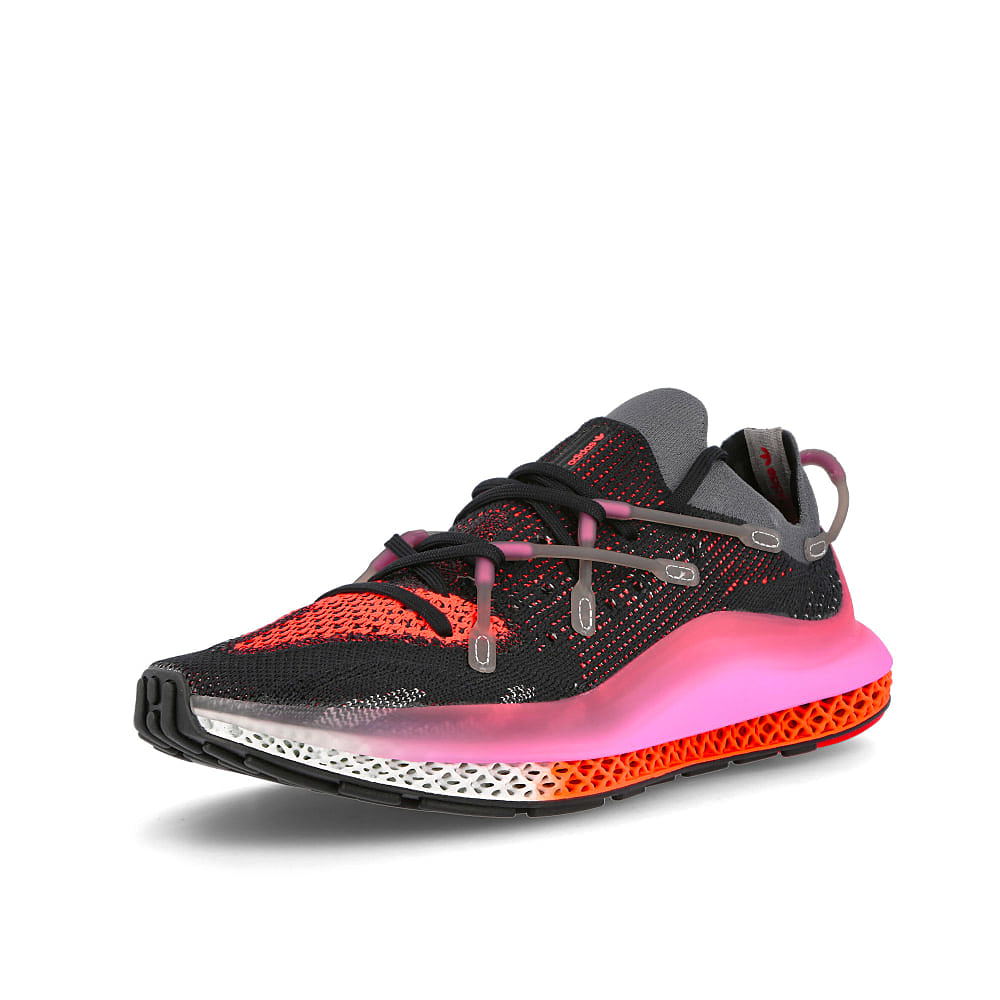 adidas 4d fusio Core Black-Grey Six-Dove Grey Low Top Sneakers Close Up | Overkill