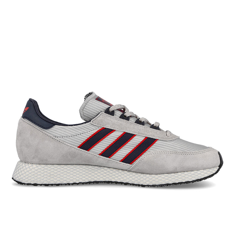 adidas glenbuck Grey Two-Legend Ink-Scarlet Sneakers Silhouette | Overkill