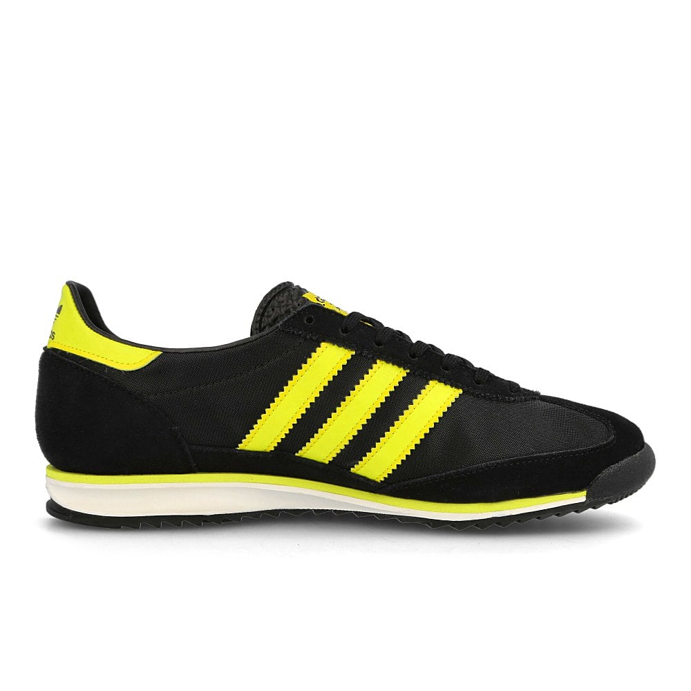 adidas sl 72 Core Black / Acid Yellow / Off White Material | Overkill