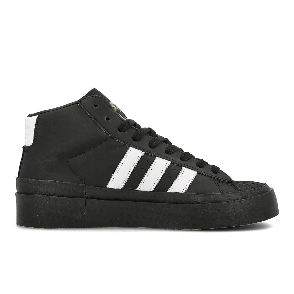 adidas 424 x adidas Pro Model Running White-Core Black-Off White Mid Top Sneakers Silhouette | Overkill