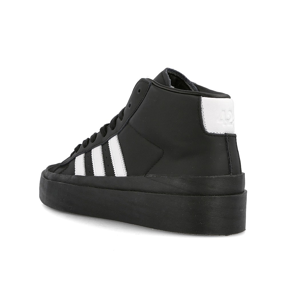 adidas 424 x adidas Pro Model Running White-Core Black-Off White Mid Top Sneakers Material | Overkill