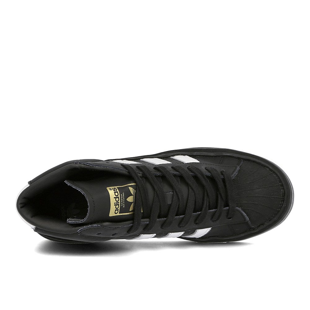 adidas 424 x adidas Pro Model Running White-Core Black-Off White Mid Top Sneakers Detailfoto | Overkill