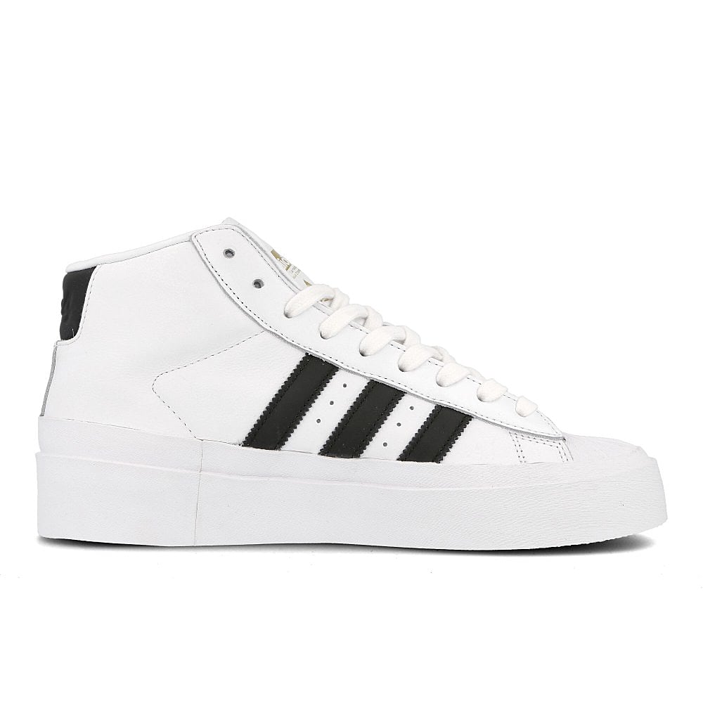 adidas 424 x adidas Pro Model Running White-Core Black-Running White Mid Top Sneakers Silhouette | Overkill