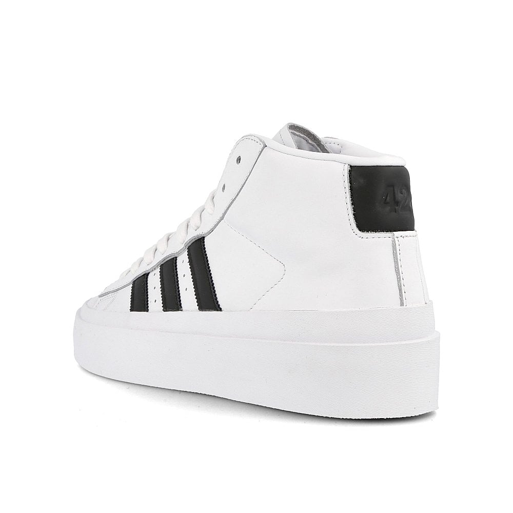 adidas 424 x adidas Pro Model Running White-Core Black-Running White Mid Top Sneakers Material | Overkill