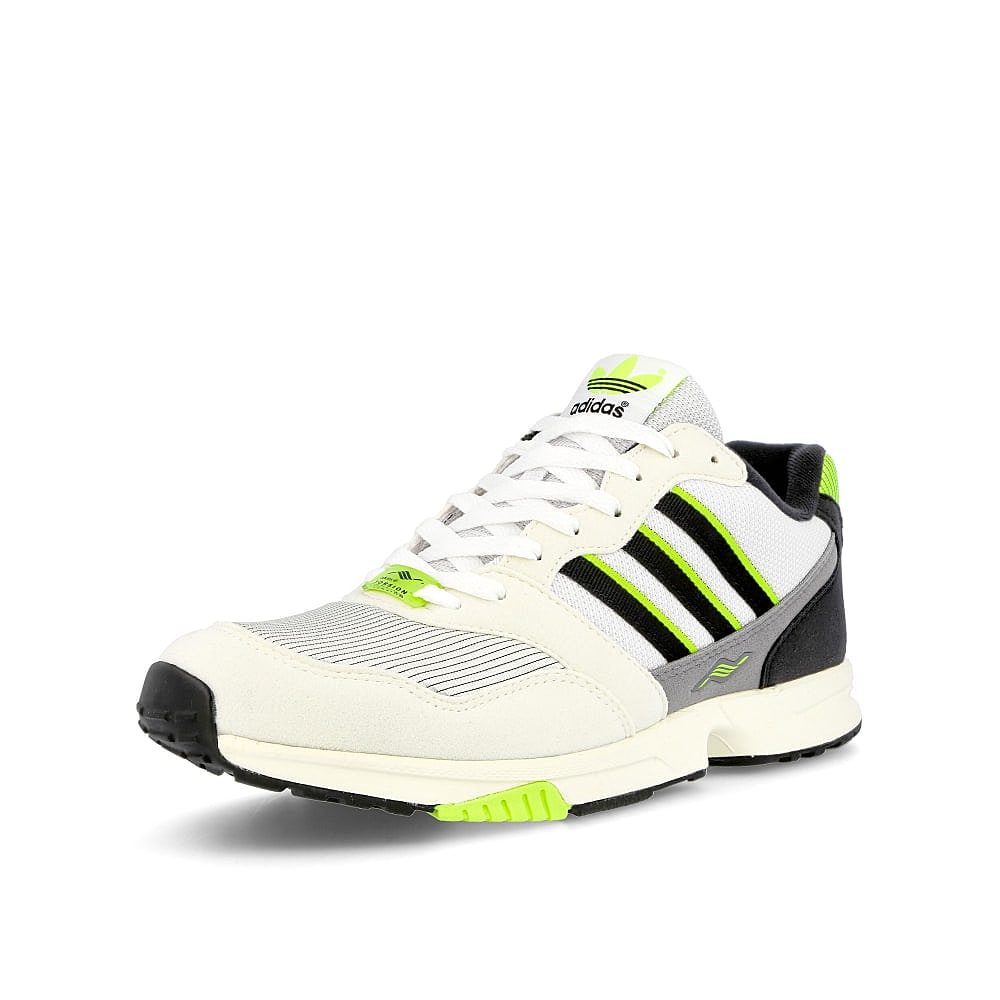 adidas zx 1000 c Off White-Core Black-Footwear White Sneakers Close Up | Overkill