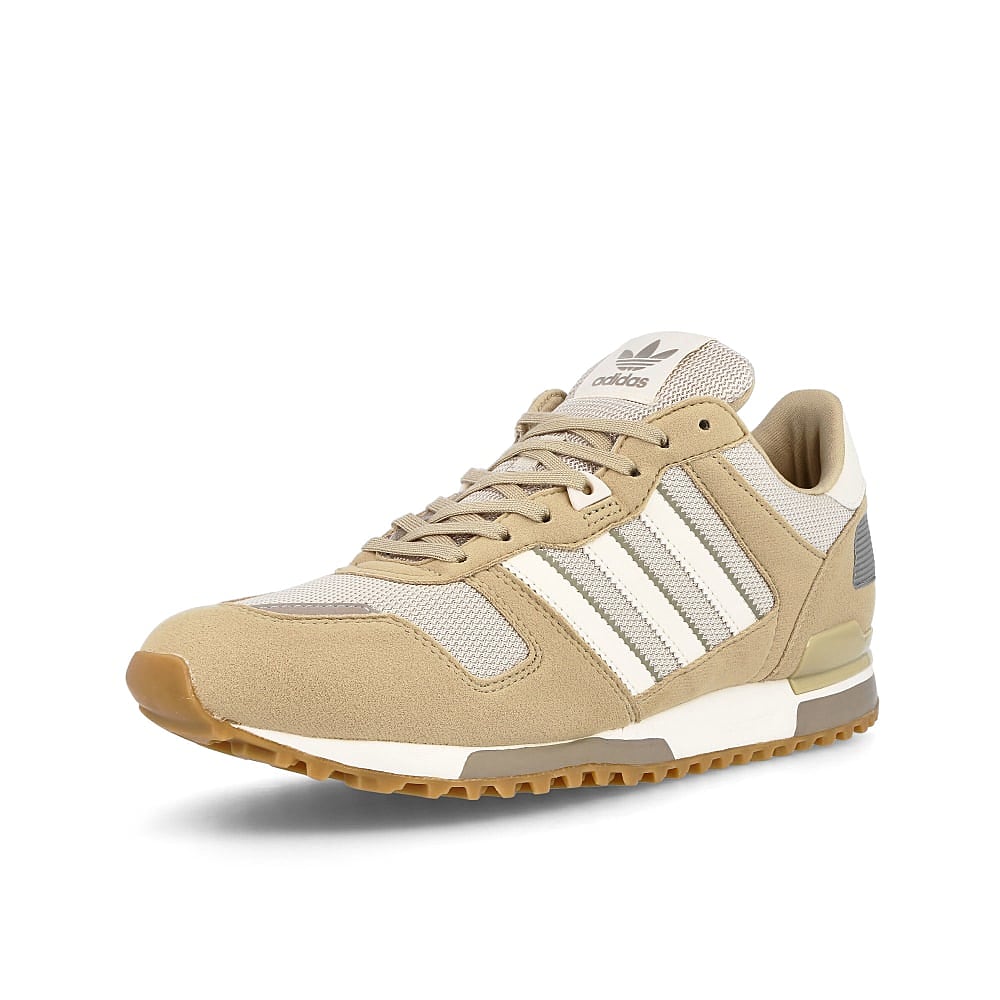 adidas zx 700 Clear Brown-Cream White-Savannah Sneakers Close Up | Overkill