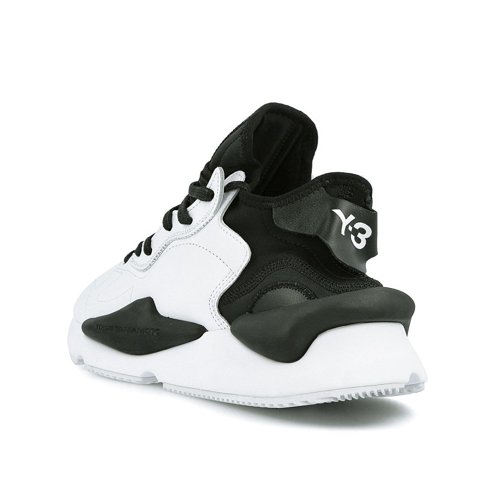 Y-3 kaiwa Footwear White-Footwear White-Core Black Sneakers Material | Overkill