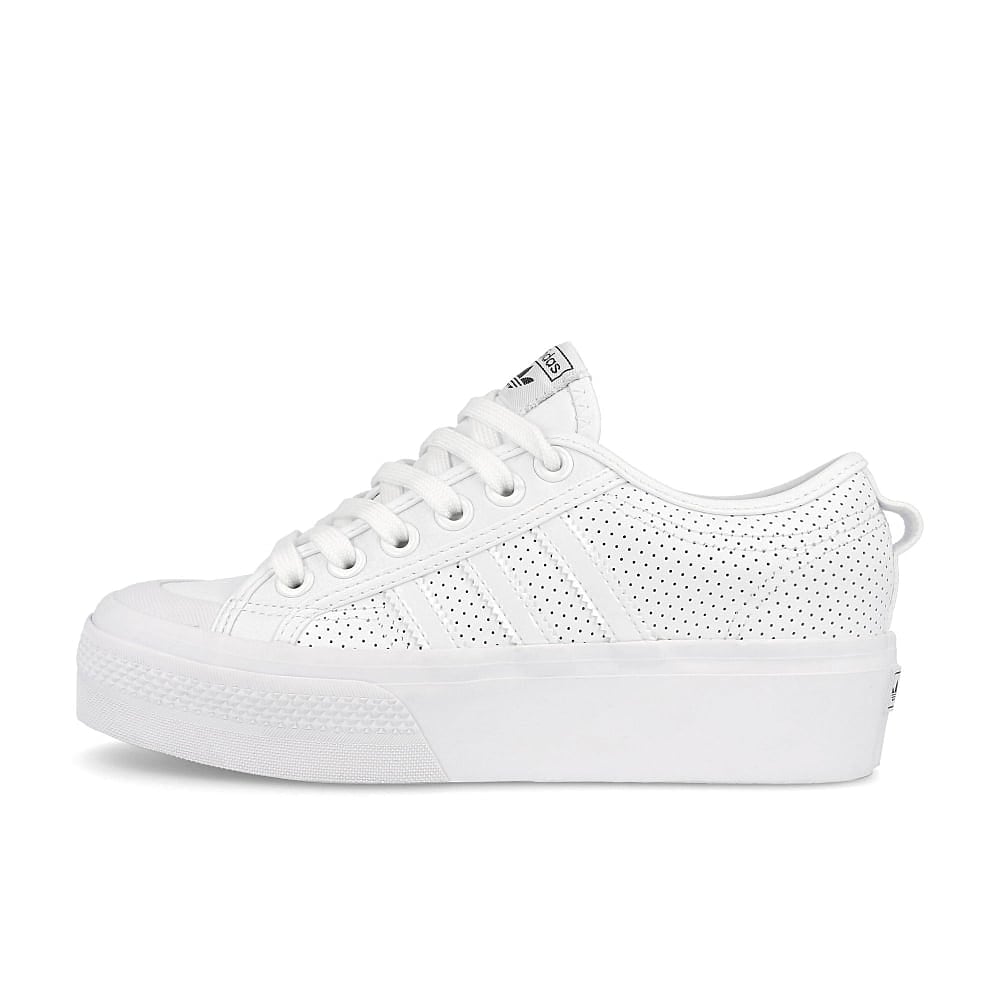 adidas wmns nizza platform Footwear White-Footwear White-Core Black Sneakers FX9180 | Overkill
