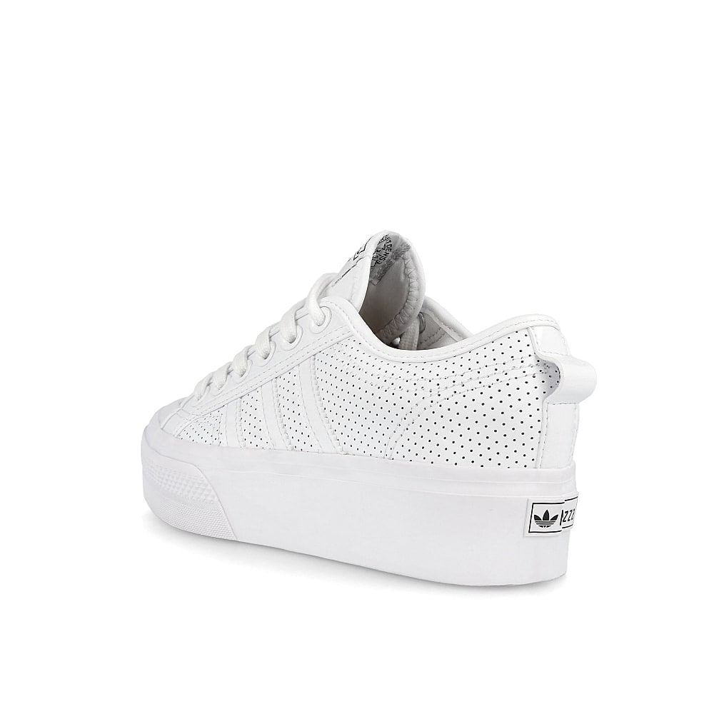 adidas wmns nizza platform Footwear White-Footwear White-Core Black Sneakers Material | Overkill