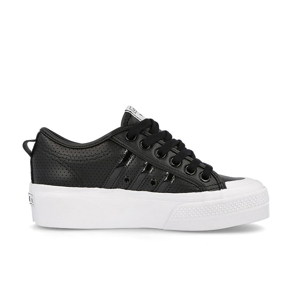adidas wmns nizza plattform Core Black / Core Black / Footwear White Material | Overkill