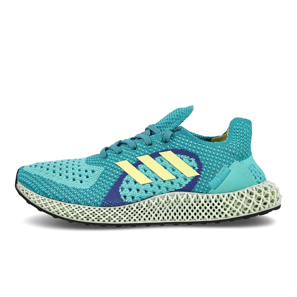 adidas zx runner 4d carbon Light Aqua-Yellow Tint-Purple Sneakers FY0152 | Overkill