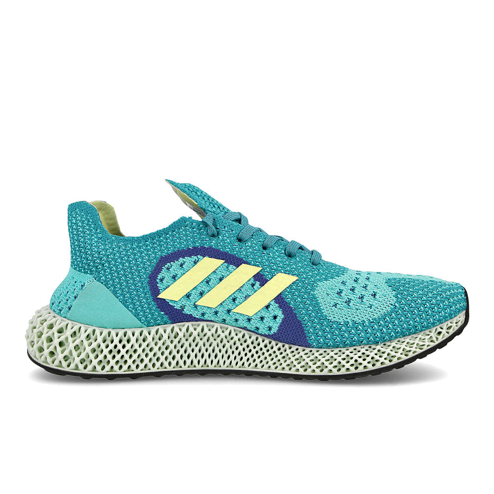 adidas zx runner 4d carbon Light Aqua-Yellow Tint-Purple Sneakers Silhouette | Overkill