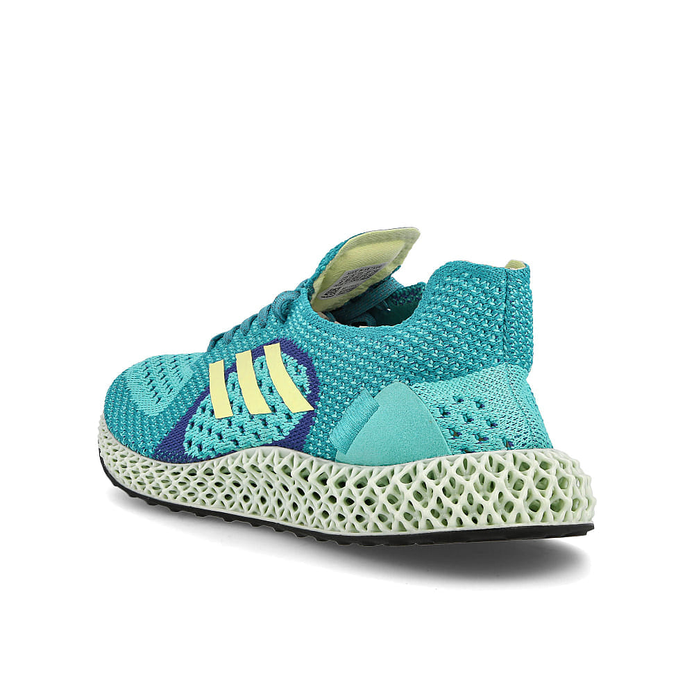 adidas zx runner 4d carbon Light Aqua-Yellow Tint-Purple Sneakers Material | Overkill