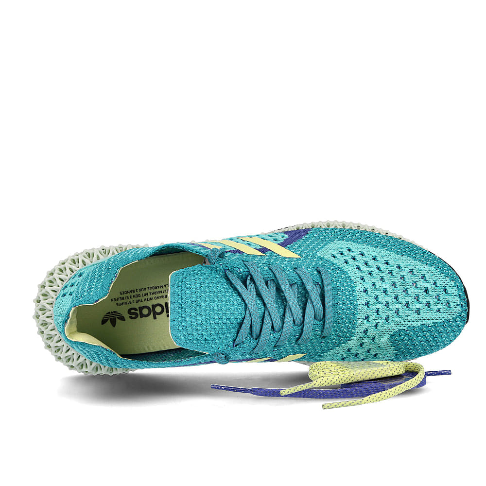 adidas zx runner 4d carbon Light Aqua-Yellow Tint-Purple Sneakers Detailfoto | Overkill