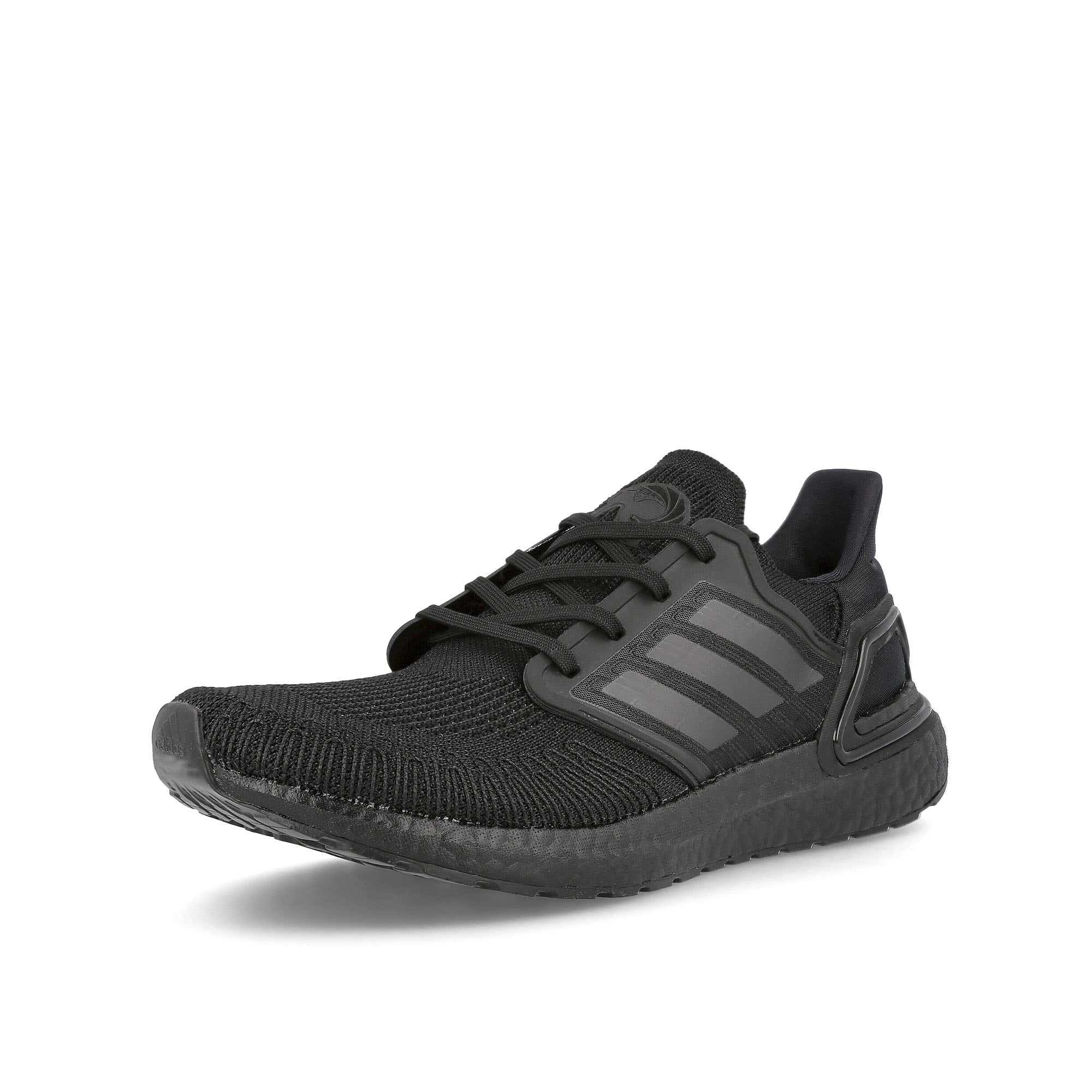 adidas James Bond x adidas Ultraboost 20 Core Black-Core Black-Core Black Sneakers Close Up | Overkill