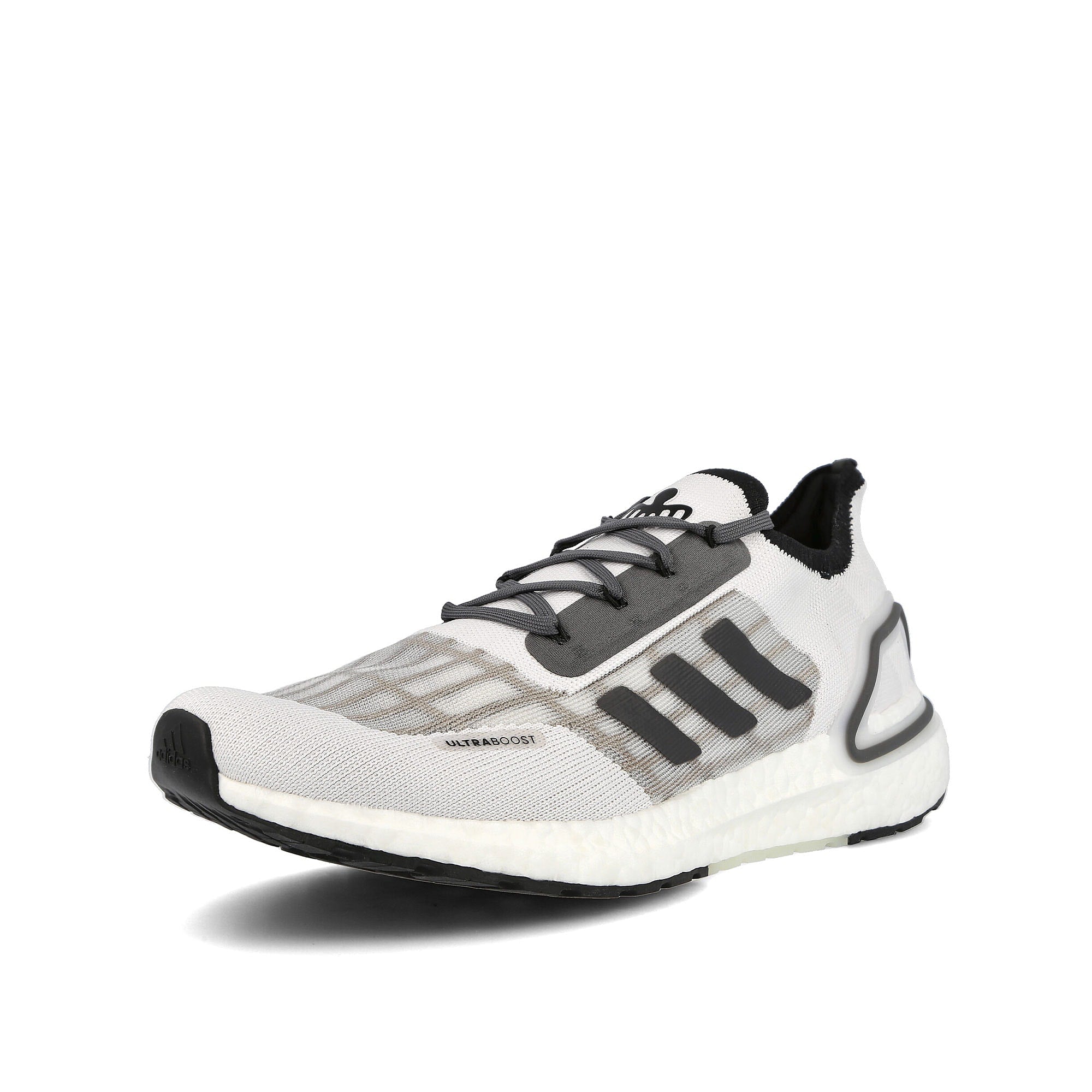 adidas James Bond x adidas Ultraboost Summer Ready Footwear White-Grey Five-Core Black Sneakers Close Up | Overkill