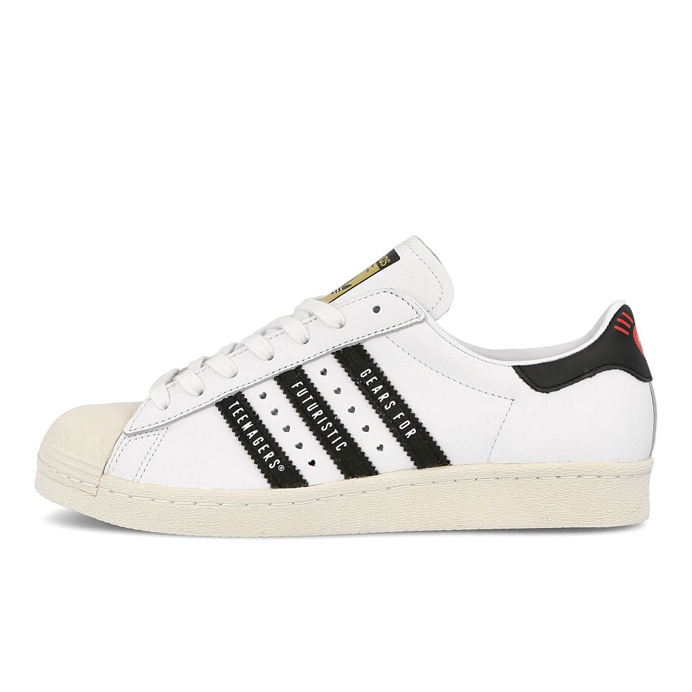 adidas Pharrell Williams x adidas Superstars 80s Human Made Footwear White-Core Black-Off White Sneakers FY0728 | Overkill