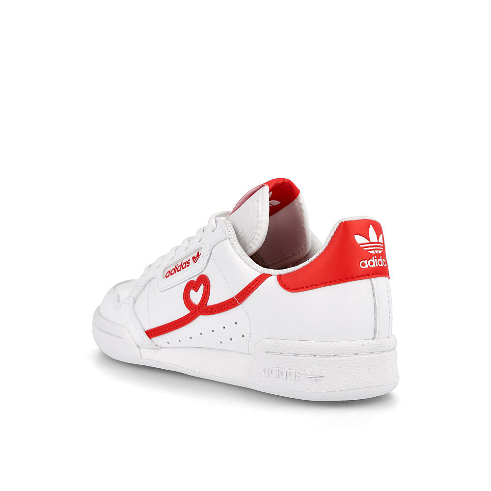 adidas continental 80 junior Footwear White-Vivid Red-Footwear White Sneakers Material | Overkill