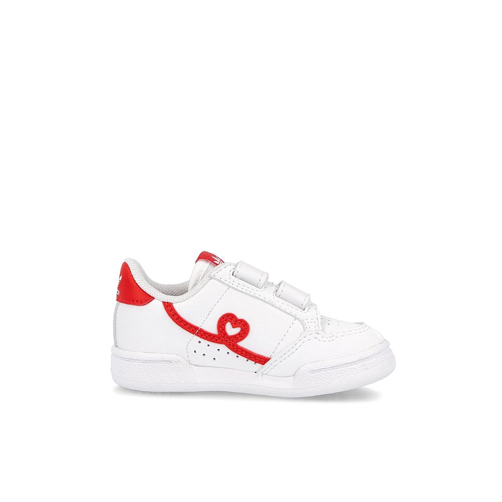 adidas continental 80 cf infants Footwear White / Vivid Red / Footwear White Material | Overkill