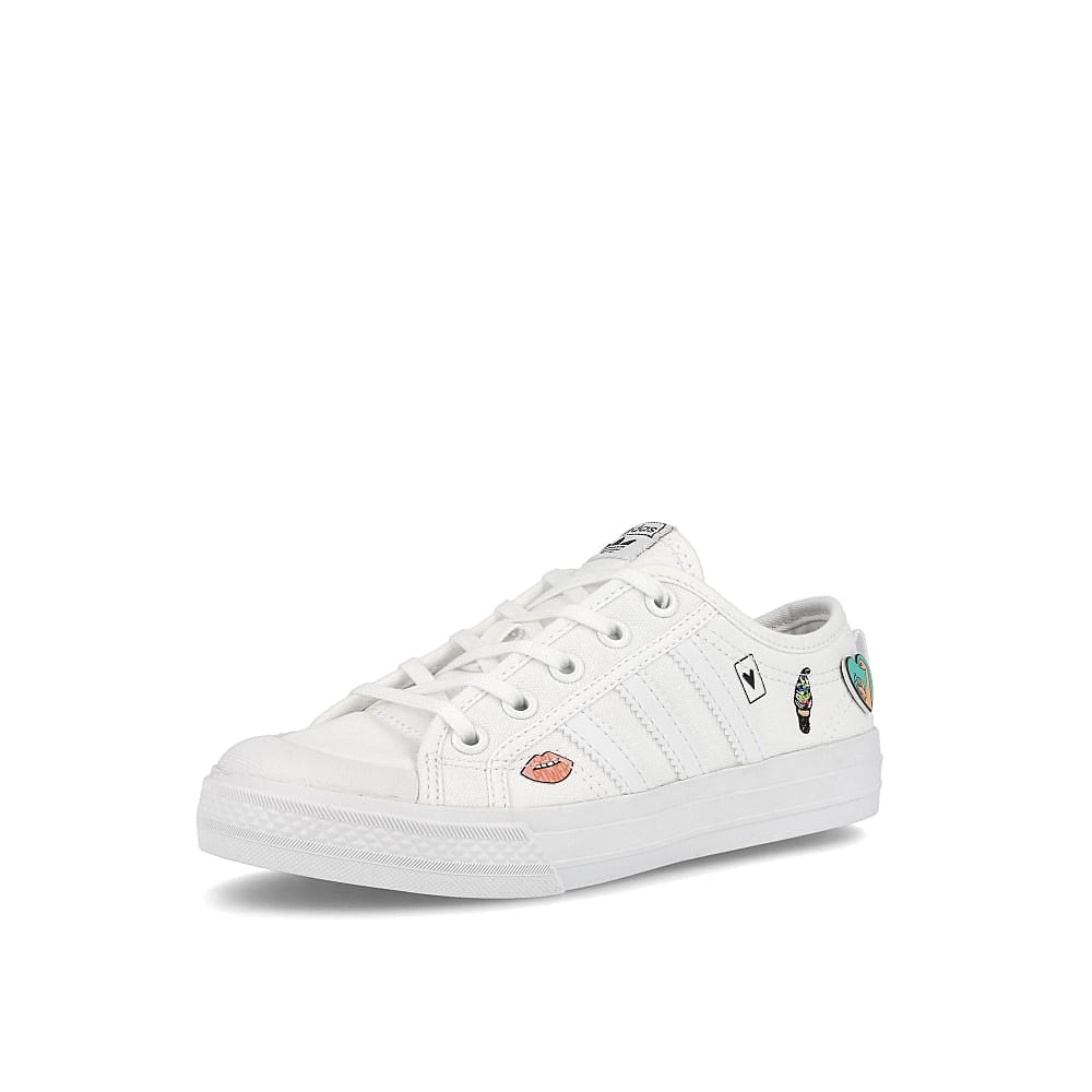 adidas nizza c Footwear White / Footwear White / Footwear White Detailfoto | Overkill