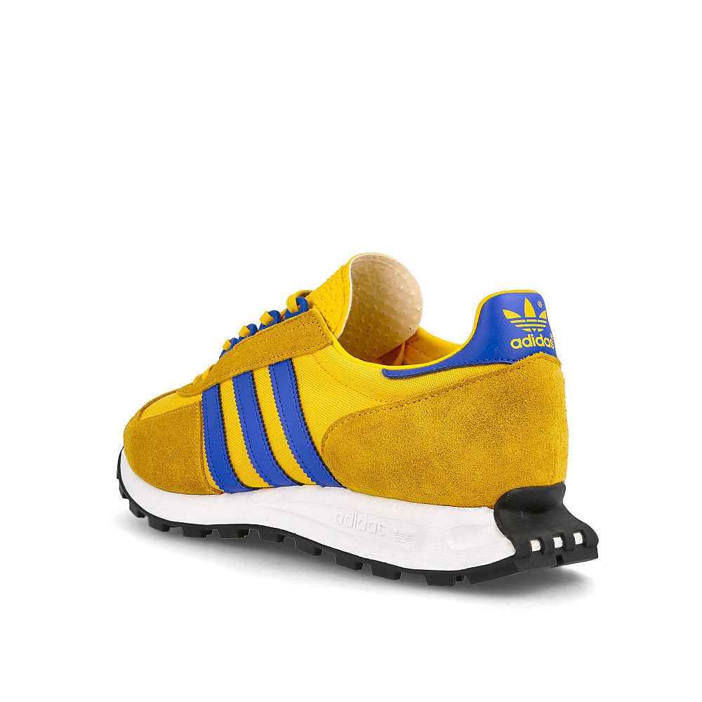 adidas racing 1 Bold Gold / Blue / Core Black Close-up | Overkill