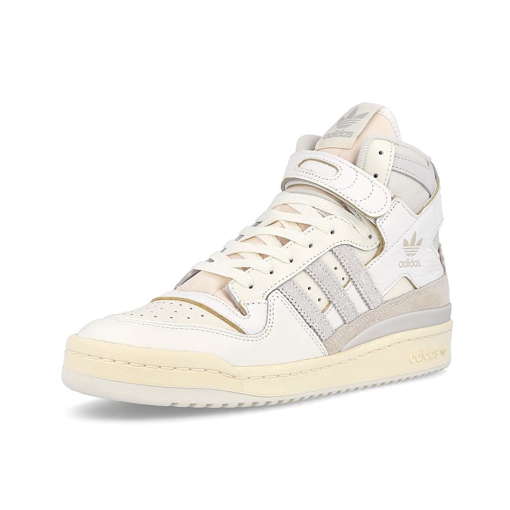 adidas forum 84 high Grey One-Orbit Grey-Footwear White Sneakers Close Up | Overkill