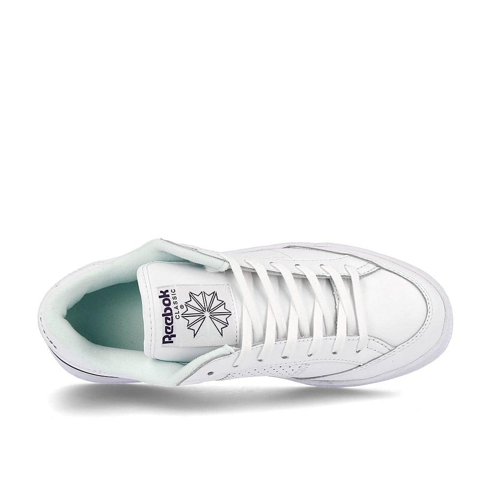 Reebok wmns ad court Footwear White / Aqua Dust / Dark Orchid Detail view 1 | Overkill