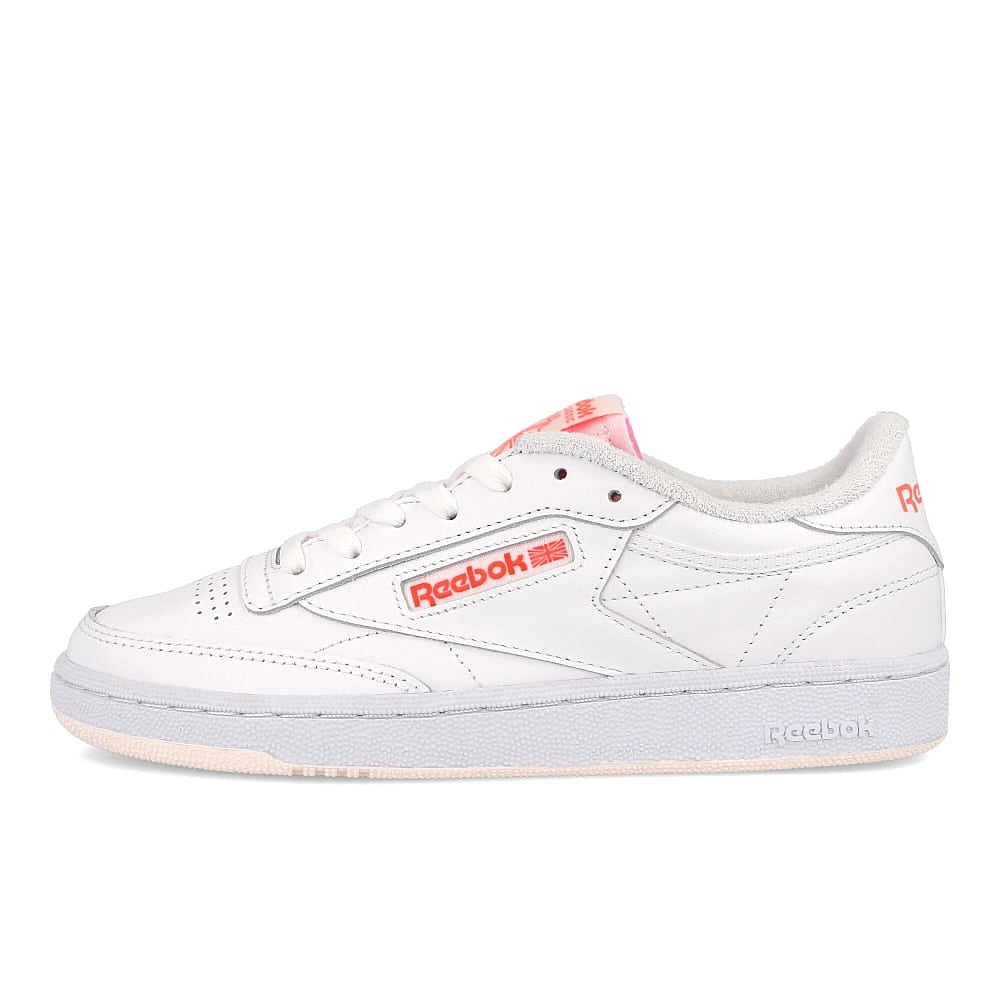 Reebok wmns club c 85 White / Ceramic Pink / Orange Flare FY5163 | Overkill
