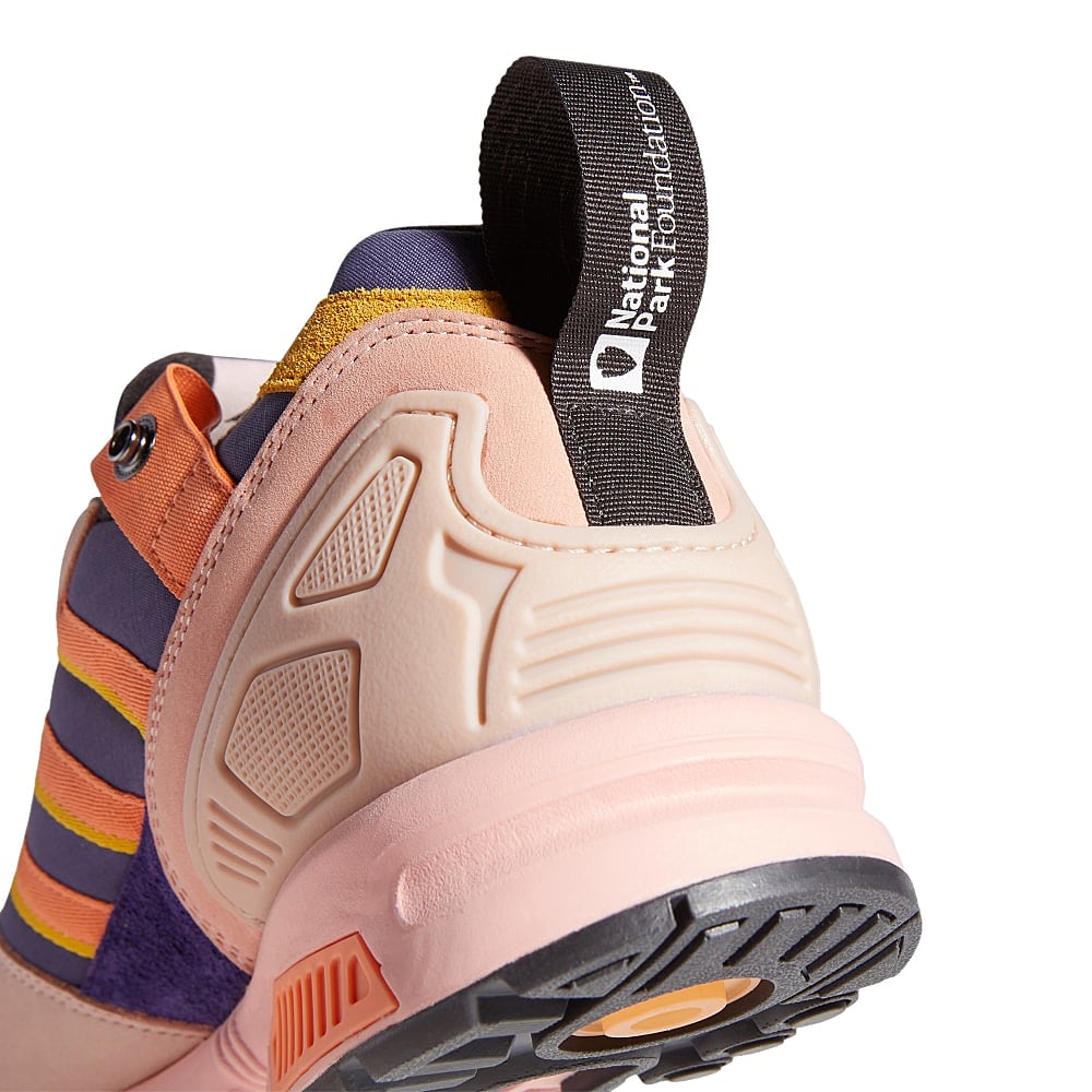 adidas National Park Foundation x adidas ZX 5000 Joshua Tree Vapour Pink / Easy Orange / Tech Purple Detailfoto | Overkill