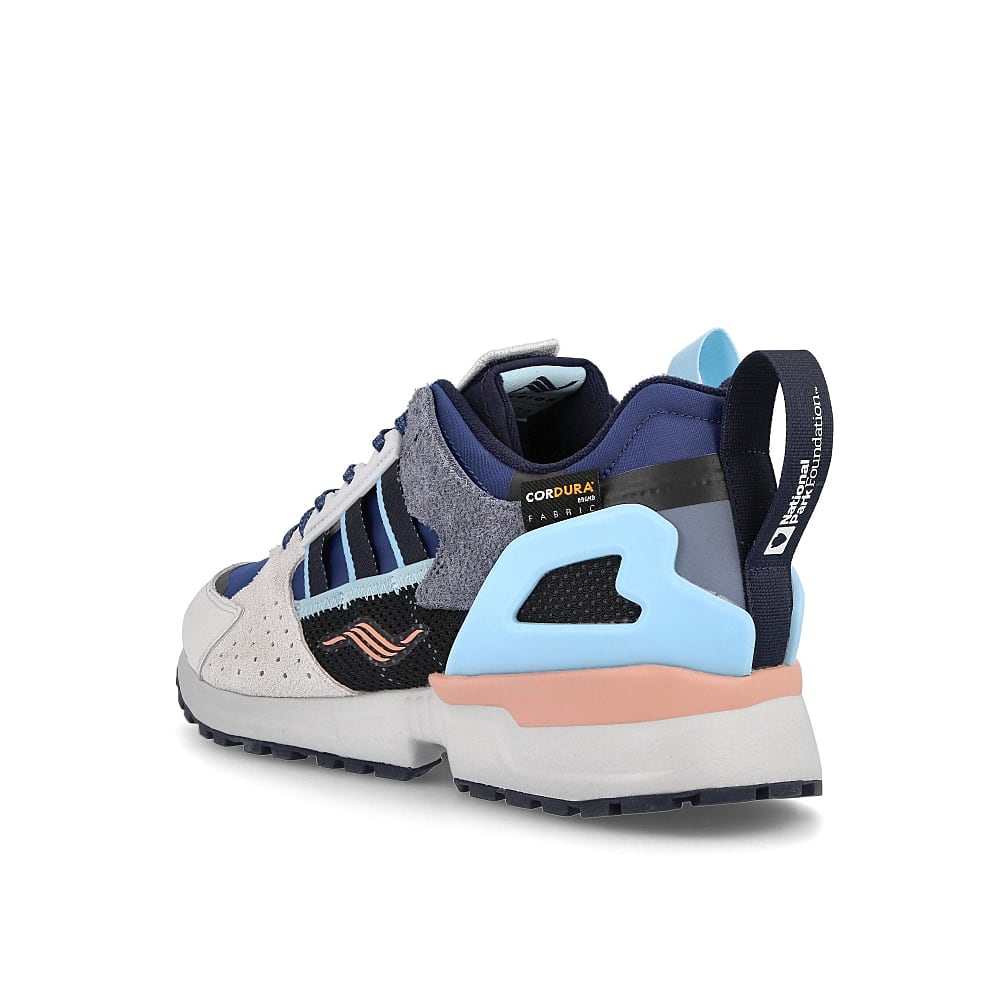 adidas National Park Foundation x adidas ZX 10.000 Crystal White-Collegiate Navy-Dark Marine Sneakers Material | Overkill