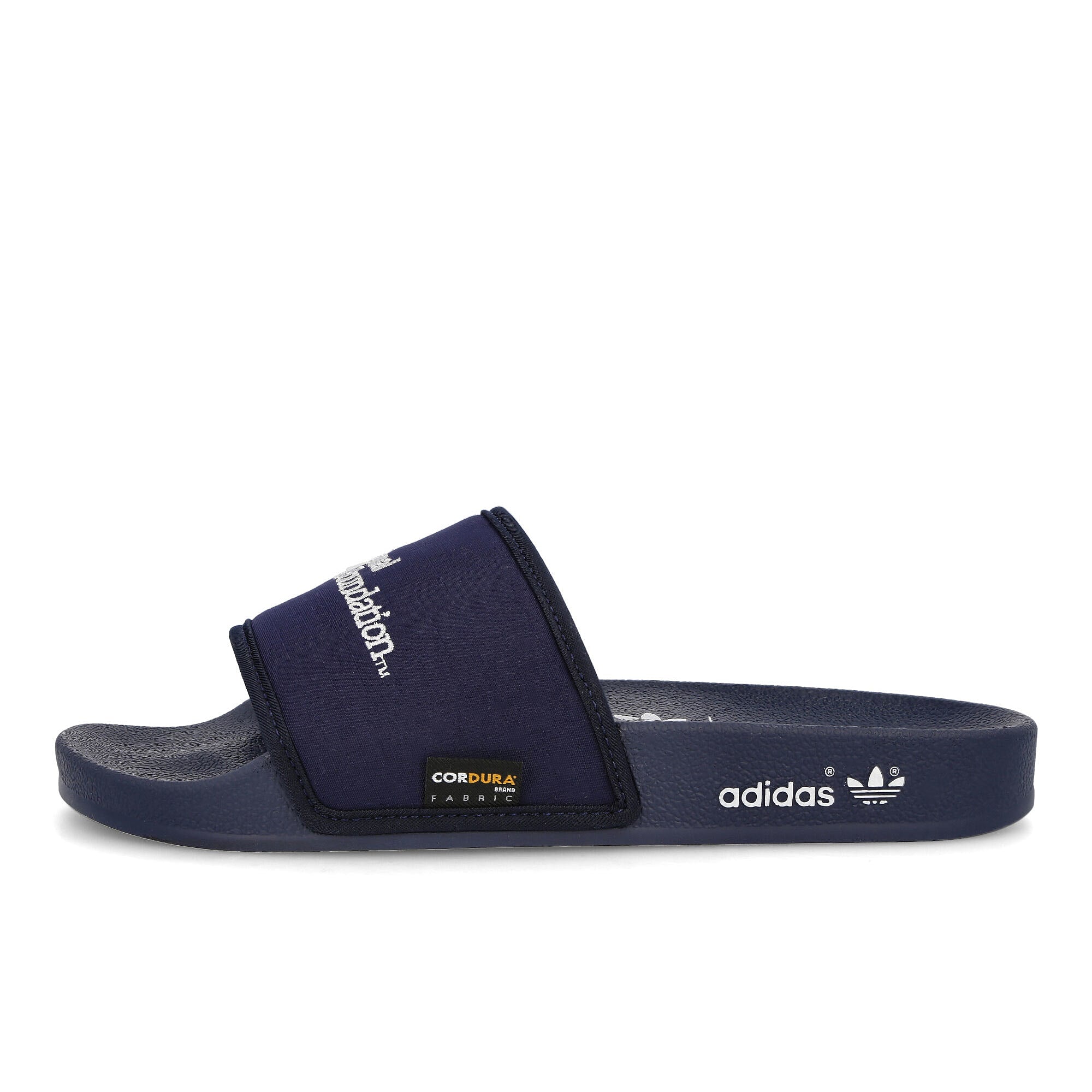 adidas National Park Foundation x adidas Adilette Collegiate Navy / Footwear White / Collegiate Navy FY5174 | Overkill