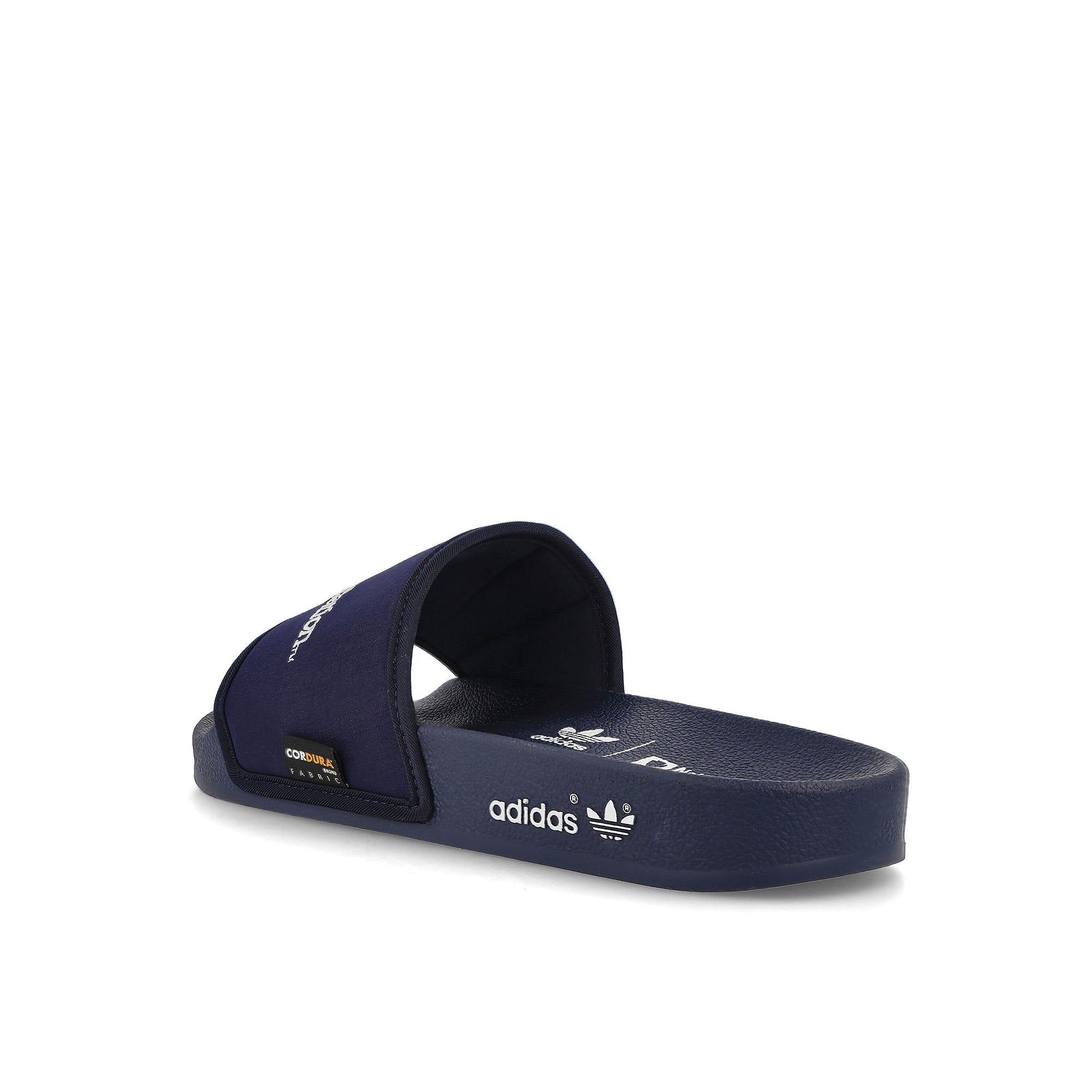 adidas National Park Foundation x adidas Adilette Collegiate Navy / Footwear White / Collegiate Navy Close-up | Overkill