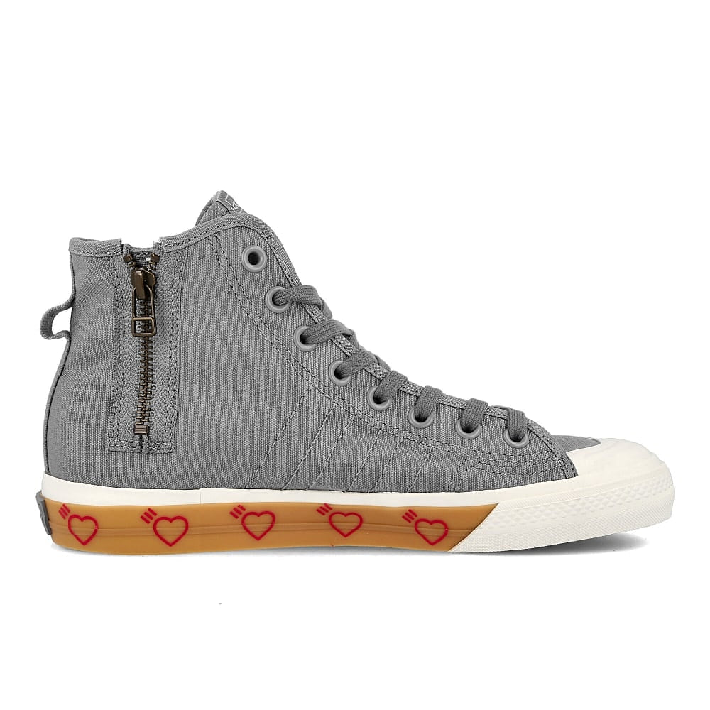 adidas Human Made x adidas Nizza Hi Grey Five-Grey Five-Grey Five Sneakers Silhouette | Overkill