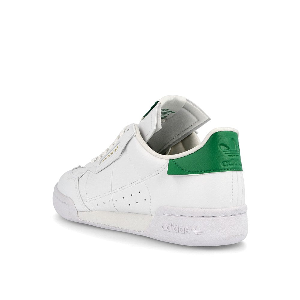 adidas continental 80 Footwear White / Off White / Green Close-up | Overkill